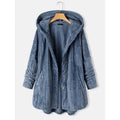 Women's Plus Size Coat Button Pocket by DailySale