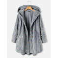 Women's Plus Size Coat Button Pocket by DailySale