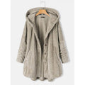 Women's Plus Size Coat Button Pocket by DailySale