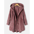 Women's Plus Size Coat Button Pocket by DailySale