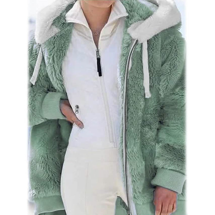 Women's Plus Size Hoodie Coat Long Sleeve by DailySale