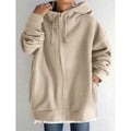 Women's Plus Size Jacket Zipper Pocket Solid Formal Long Sleeve by DailySale