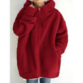 Women's Plus Size Jacket Zipper Pocket Solid Formal Long Sleeve by DailySale