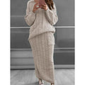 Women's Pocket Knitted Patchwork Solid Casual Long Sleeve Loose Sweater by DailySale