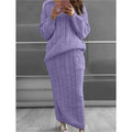 Women's Pocket Knitted Patchwork Solid Casual Long Sleeve Loose Sweater by DailySale