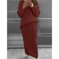 Women's Pocket Knitted Patchwork Solid Casual Long Sleeve Loose Sweater by DailySale