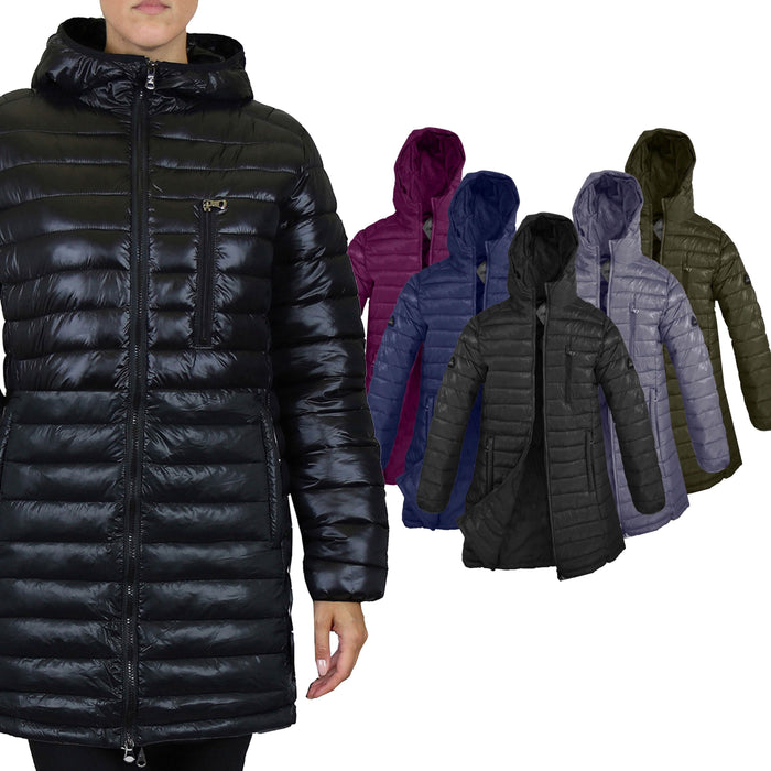 Women's Puffer Bubble Jacket With Non-Detachable Hood by DailySale