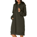 Womens Pullover Hoodie Dress by DailySale