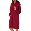 Womens Pullover Hoodie Dress by DailySale
