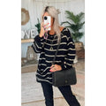 Women's Pullover Jumper Cable Knit Tunic Knitted Print Crew Neck by DailySale