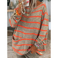 Women's Pullover Jumper Cable Knit Tunic Knitted Print Crew Neck by DailySale
