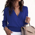 Women's Pullover Solid Colored Basic Long Sleeve Loose Short Sweater Cardigans by DailySale
