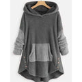 Women's Pullover Solid Colored Hoodie by DailySale