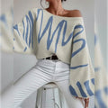 Women's Pullover Sweater Jumper Ribbed Knit Oversized Crew Neck by DailySale