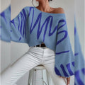 Women's Pullover Sweater Jumper Ribbed Knit Oversized Crew Neck by DailySale
