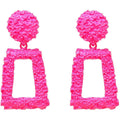 Women's Rectangular Geometric Drop Earrings by DailySale