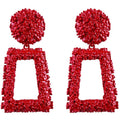 Women's Rectangular Geometric Drop Earrings by DailySale
