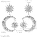 Women's Rhinestone Punk Earrings by DailySale