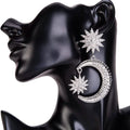 Women's Rhinestone Punk Earrings by DailySale