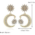 Women's Rhinestone Punk Earrings by DailySale
