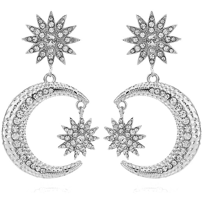 Women's Rhinestone Punk Earrings by DailySale