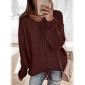 Women's Ribbed Knit Long Sleeve Lightweight Tunic Top by DailySale