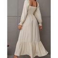 Women's Ruffle Autumn Winter Swing Midi Dress by DailySale