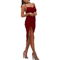 Women's Satin Spaghetti Strap Dress by DailySale