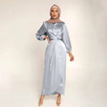 Women's Satin Swing Maxi Dress by DailySale