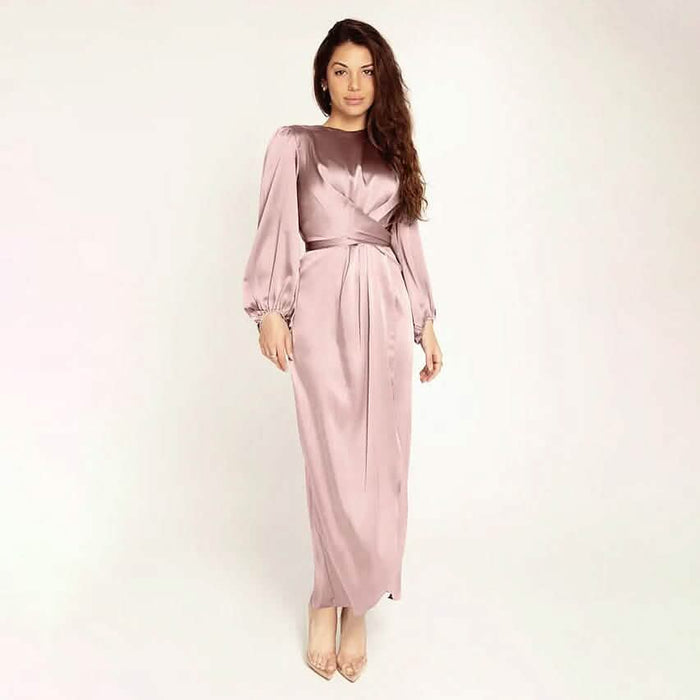 Women's Satin Swing Maxi Dress by DailySale