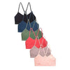 Women's Seamless Mesh Racerback Bralette Sports Bras