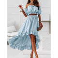 Women's Sexy Boho Solid Color Casual Dress Two Piece by DailySale
