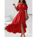 Women's Sexy Boho Solid Color Casual Dress Two Piece by DailySale