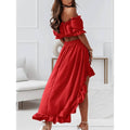 Women's Sexy Boho Solid Color Casual Dress Two Piece by DailySale