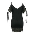 Women's Sexy Lace Satin Mini Dress by DailySale