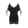 Women's Sexy Lace Satin Mini Dress by DailySale