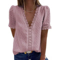 Women's Sexy Lace V-Neck Top by DailySale
