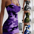Women's Sexy Sleeveless Camouflage Mini Dress by DailySale