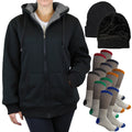 Women's Sherpa Hoodie, Hat and Thermal Socks Gift Set by DailySale