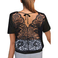 Women's Short Sleeve Back Lace Top Blouse by DailySale