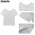 Women's Short Sleeve Back Lace Top Blouse by DailySale