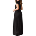 Women's Short Sleeve Loose Casual Long Dresses with Pockets by DailySale
