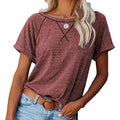Women's Short Sleeve Raglan Crewneck T Shirts by DailySale
