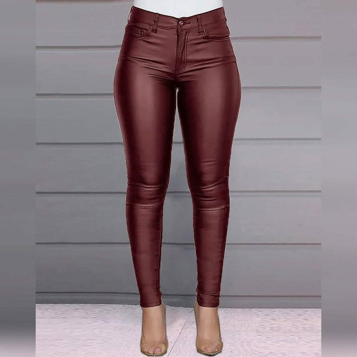 Women's Skinny Leather Pants by DailySale