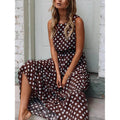 Women's Sleeveless Polka Dot Long Dress by DailySale