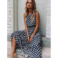 Women's Sleeveless Polka Dot Long Dress by DailySale