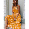 Women's Sleeveless Polka Dot Long Dress by DailySale