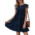 Women's Sleeveless Ruffle Sleeve Summer Dress by DailySale