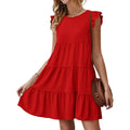 Women's Sleeveless Ruffle Sleeve Summer Dress by DailySale