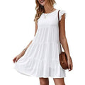 Women's Sleeveless Ruffle Sleeve Summer Dress by DailySale